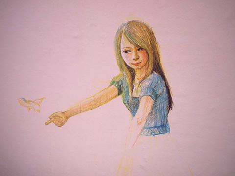 少女のイラスト