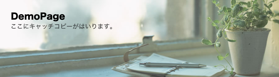 DemoPage�@�����ɃL���b�`�R�s�[���͂���܂��B